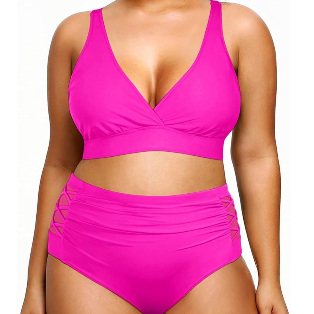 NWY Swimsuit 2 Piece Tummy Control Swimwear 18W